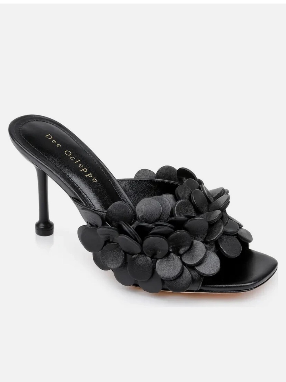 Dee Ocleppo Black London Slides. BNIB. Size 9.5
